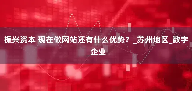 振兴资本 现在做网站还有什么优势？_苏州地区_数字_企业