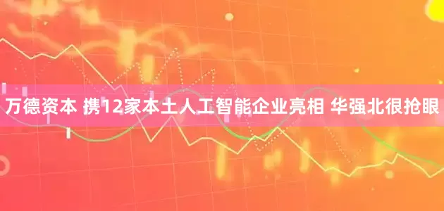 万德资本 携12家本土人工智能企业亮相 华强北很抢眼