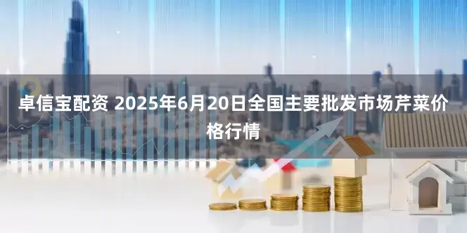 卓信宝配资 2025年6月20日全国主要批发市场芹菜价格行情